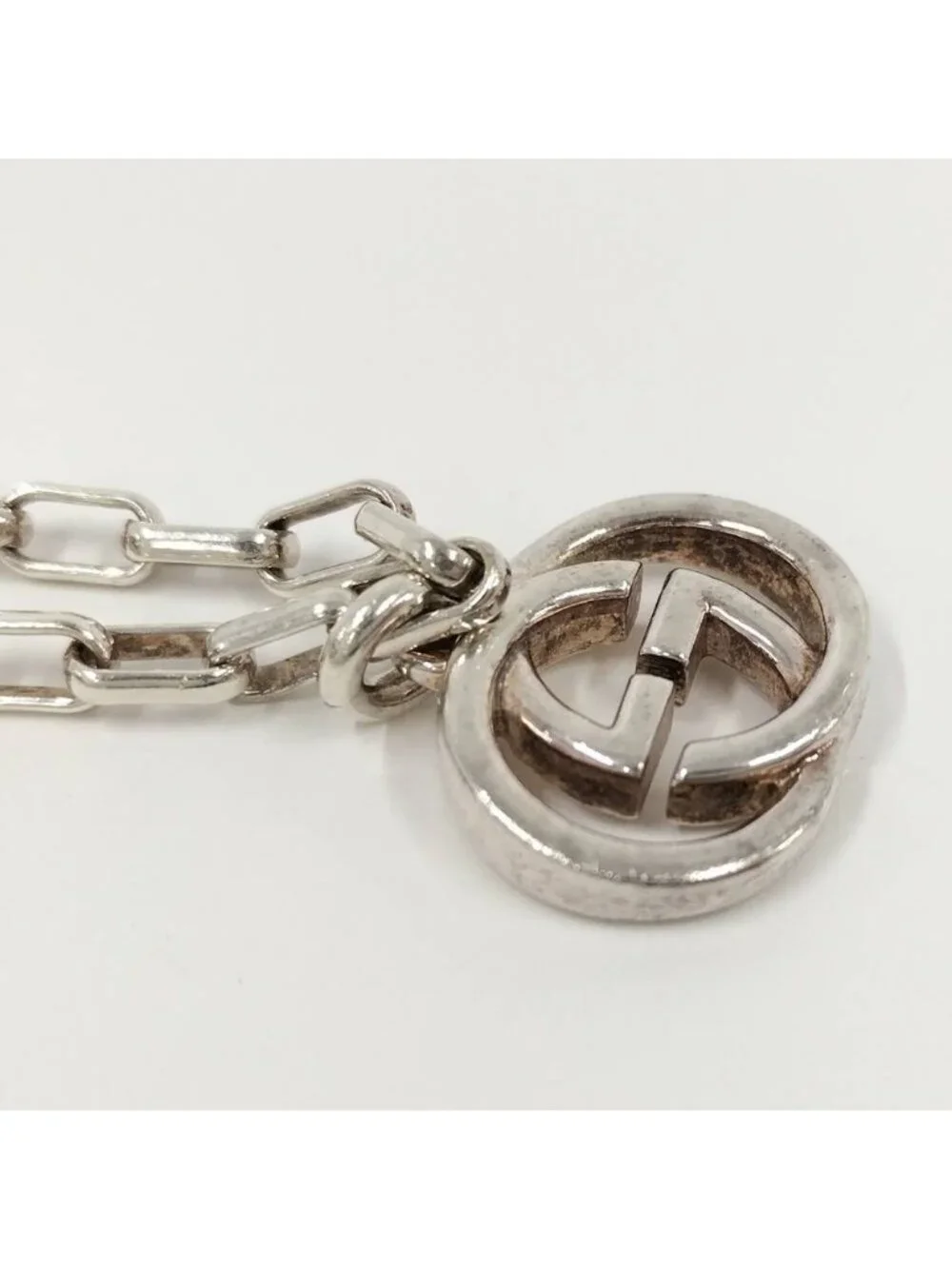 Gucci Interlocking Bracelet Silver